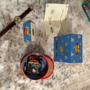 Limited Edition Collectors Fossil Toy Story Woody Brown Leather Watch